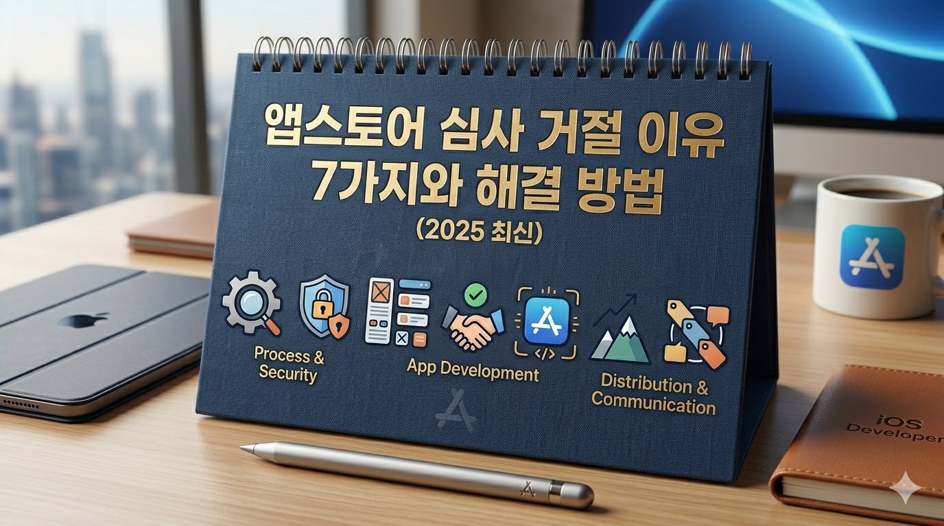 앱스토어 심사 거절 이유 7가지와 해결 방법 (2025 최신)