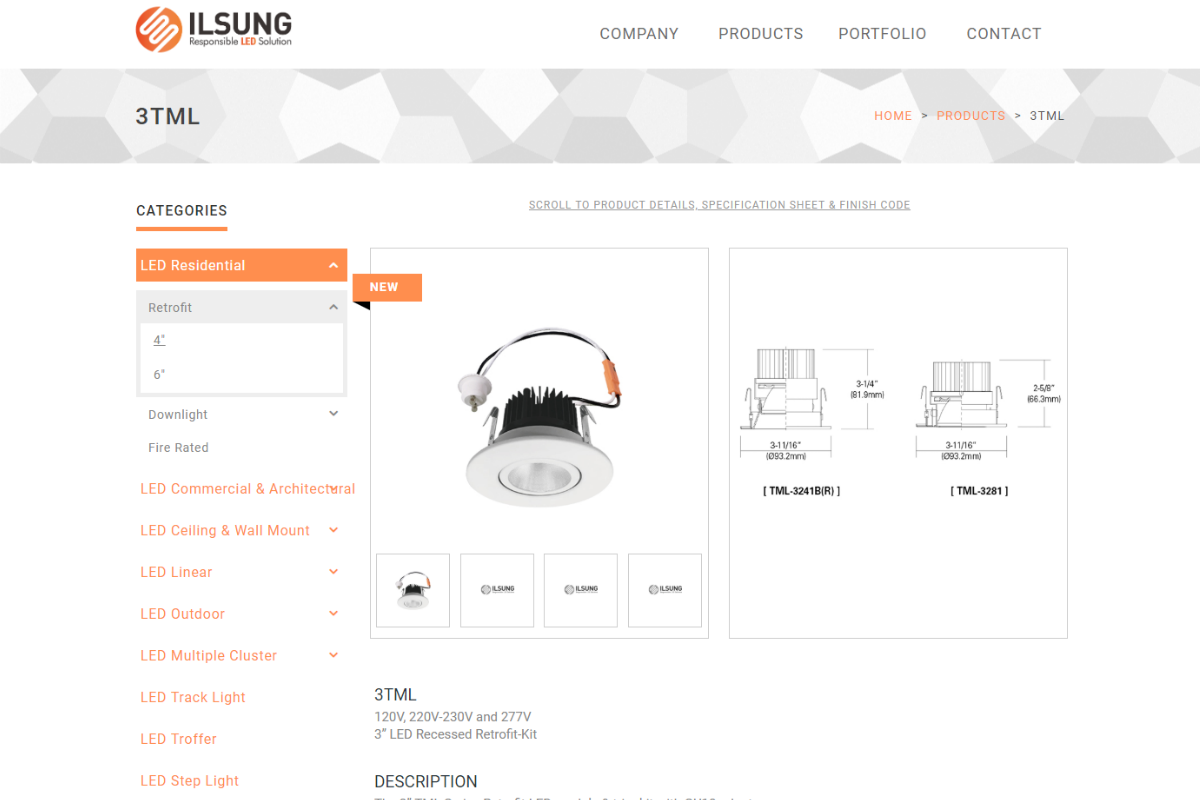 ILSUNG 웹사이트 Web